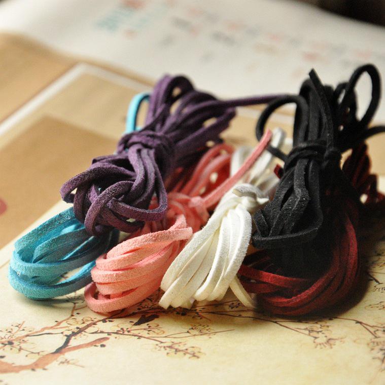 

Coffee Color Korean Velvet Jewelry Cord, 2.0mm for DIY Accessories