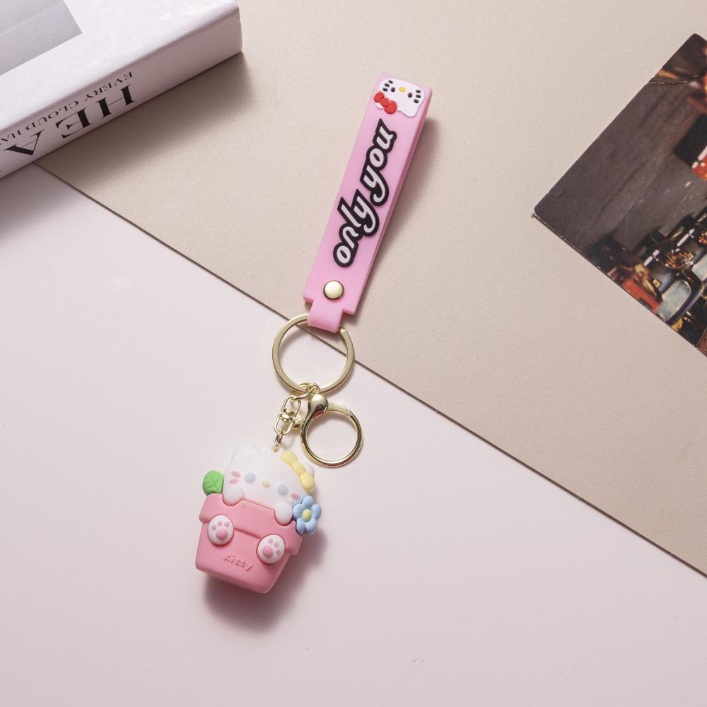 Cartoon Cute Sanrio Keychain Anime Doll Pendant Bag Pendant Car Keychain Small Gift