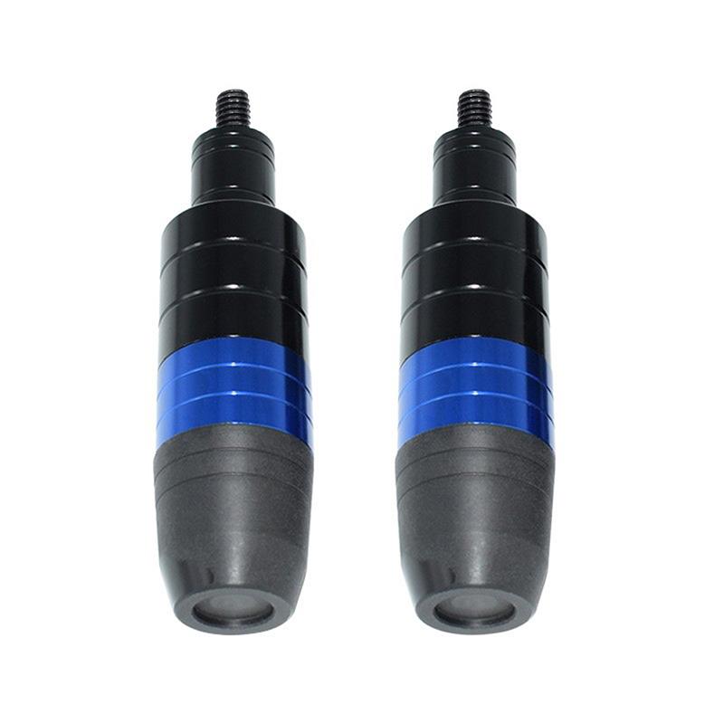 1 para uniwersalnych motocyklowych ram przesuwnych antykolizyjnych ochrona silnika CNC stop aluminium Crash Protect ochraniacze przed upadkiem do otworu gwintowanego 8 mm