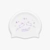 Daibeuintu Aurora Rabbit Purple Swim Cap