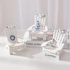 1PC Mini Beach Chair Ornament Ocean Scene Decor Photography Props Summer Gift