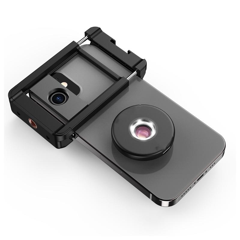 Microscope with LED Fill Lights CPL Filter 100X Digital Microscope Lens Portable Pocket Phone Microscope Lens Attachment