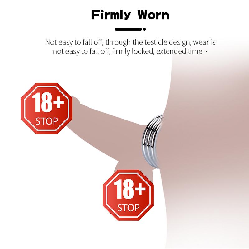 Malý velký mužský natahovač šourku kovový zámek penisu penis penis otroctví omezení zpoždění ejakulace BDSM sexuální hračka pro muže