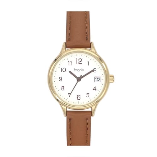 

Follow Fragola Women s Brown Date Basic Watch N03223S-1 BR