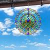 1 Stück Outdoor Windspiele Garten Dekorative Windrad Vogelabwehr Anhänger Mandala Windspiel