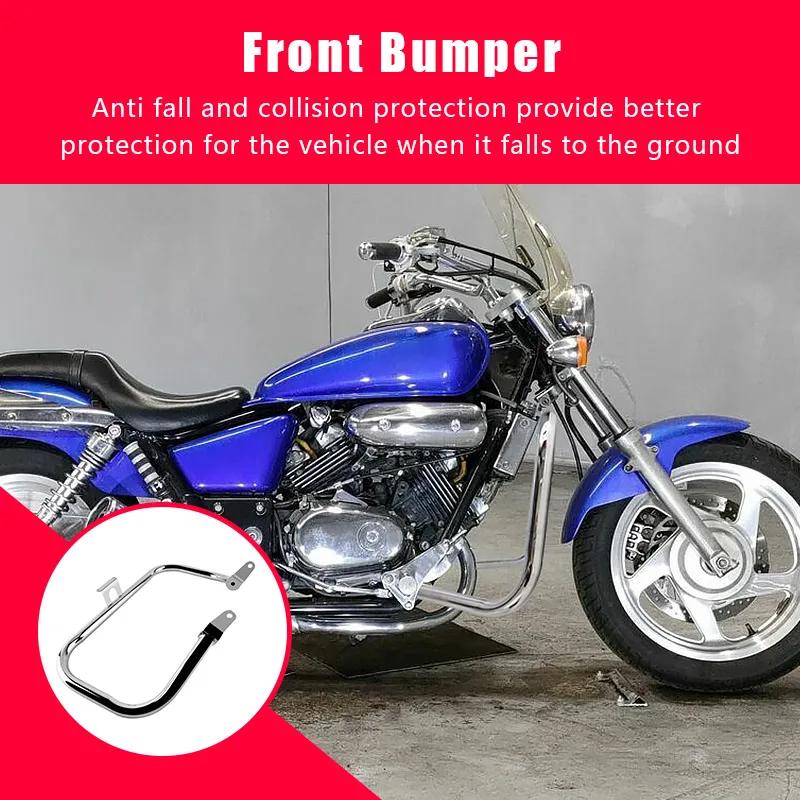 Chrome Motorcycle Engine Guard Front Highway Crash Bar For Honda MAGNA250 VF250 VF 250 Dragon Dog 250 1994-2007 Accessories