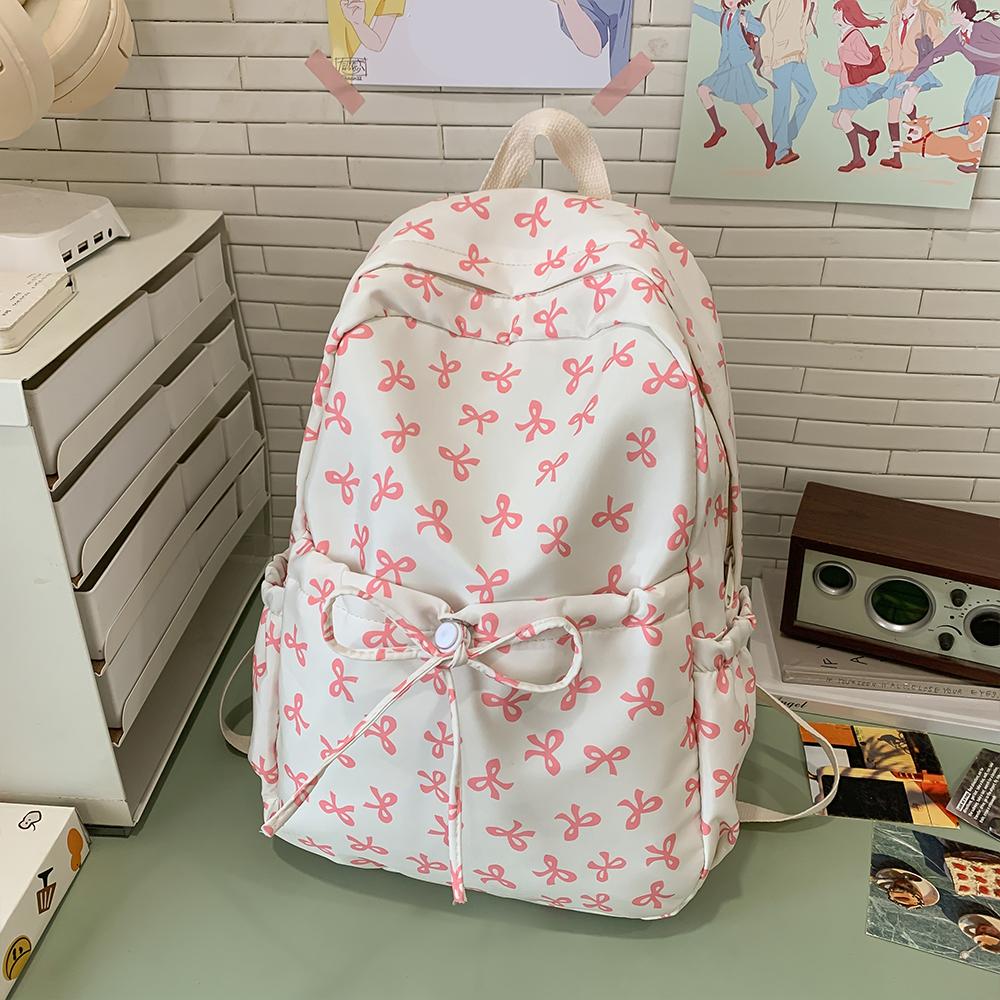 Bow Shaped Backpack, New Spring and Summer Backpack, Fashionable, Casual, Versatile for Commuting, Sports, Travel Backpack