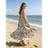 JPNTKY Women's Fashion Summer Spring Solid Color Print Sleeveless Casual Dresses