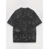 European sizes Men's Vintage Paris Text Print T-Shirt - Distressed Washed Crew Neck Retro French, Casual Summer Outfits Suitable for Travel