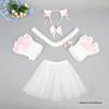 Cute Kitten Cosplay Set: Cat Ears Headband, Paw Gloves & Tail Accessory