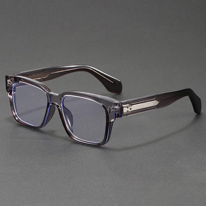 

Thickness Optical Frames Reading Glasses for Men Anti-Blue Ray Computer Eyewear Unisex Fashion Prescription Eyeglasses plastic demo lens сірий