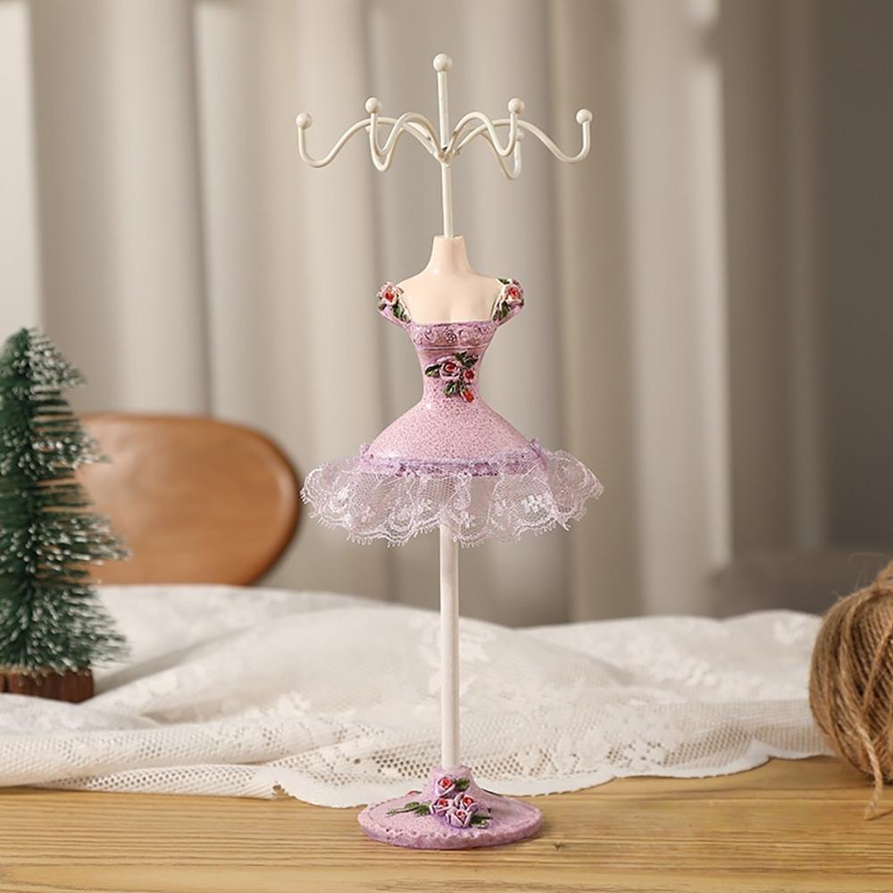 Organizer Rack Necklace Mannequin Display Stand Princess Earrings Rack Stand Display  Jewelry Store