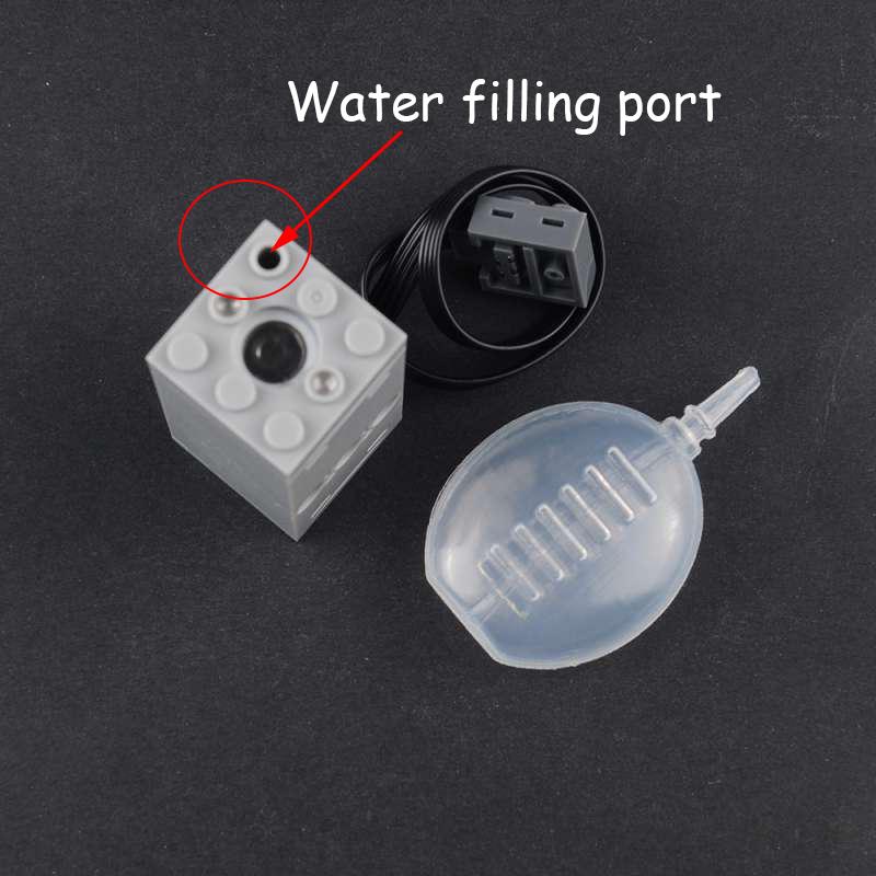 Klocki MOC Symulacja Rozpylacz Nebulizator Części Wydechowe Tor Kolejowy Silnik Odbiornik Kontrolera IR Seria Mould King Silnik