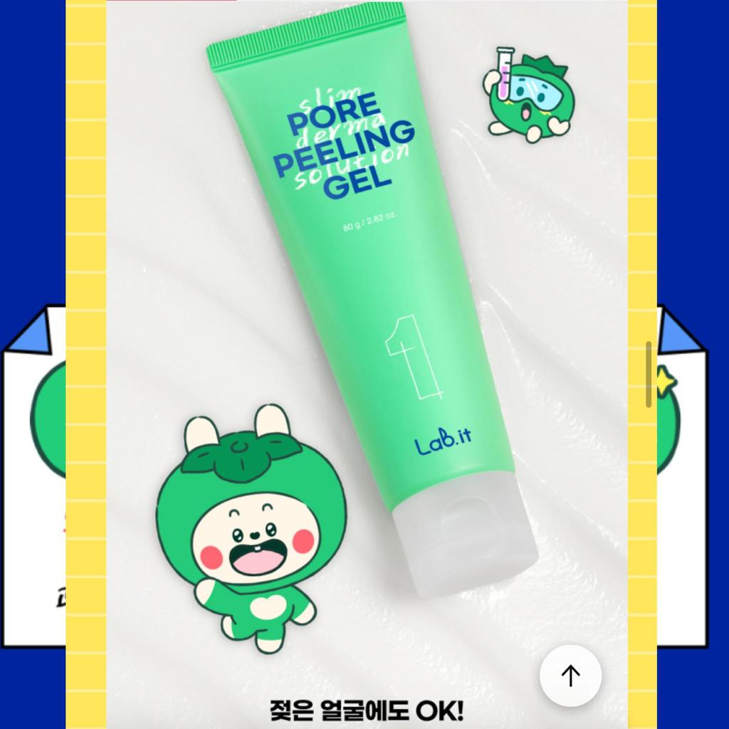 Lab it Pore Peeling Gel 80g/Korean Skin Beauty