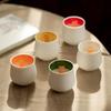 High-Grade Colored Ceramic Candle Cup - Simplistic DIY Aroma Soy Wax Container