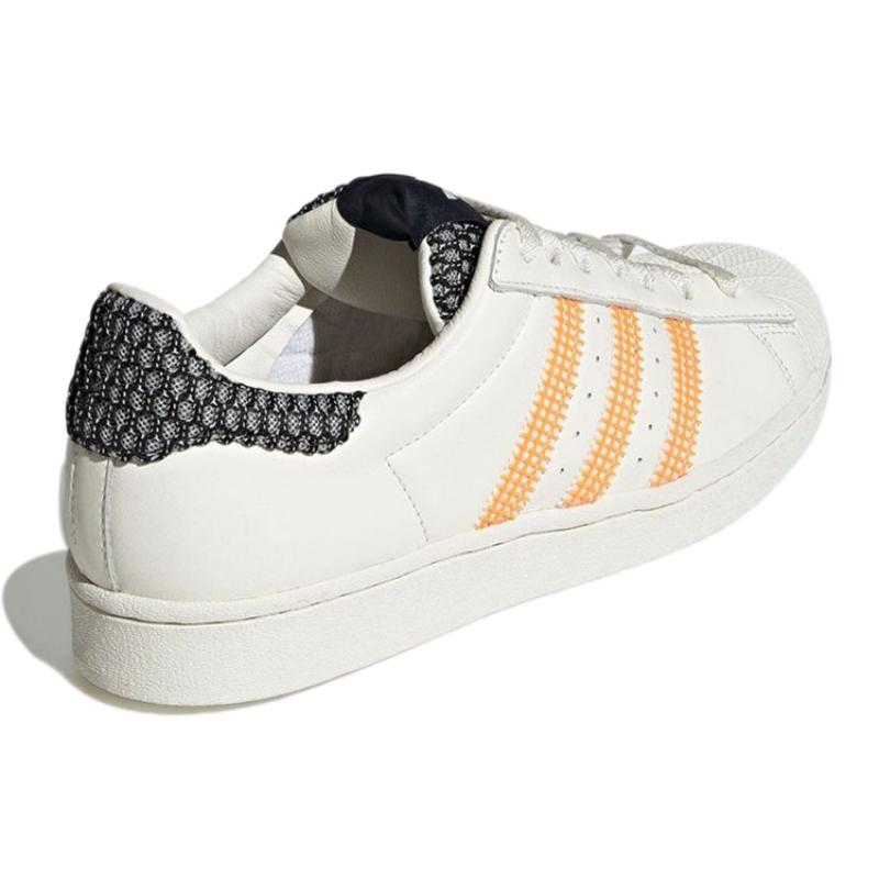 Adidas Superstar 'Off White Orange Rush' Sneakers GZ4376