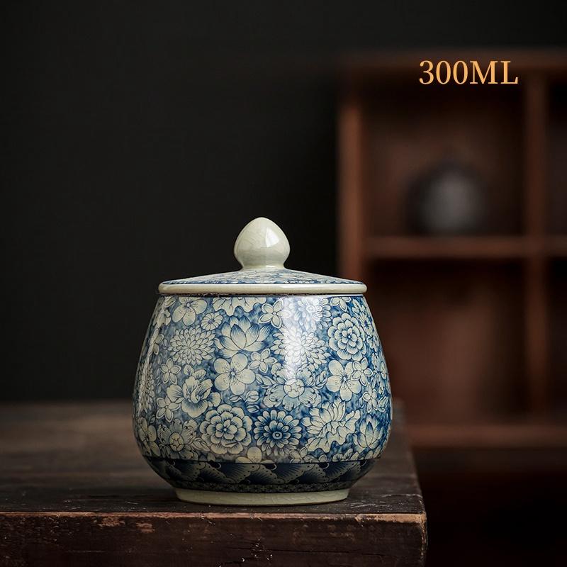 Tetera de cerámica azul y blanca con apertura para ceremonia del té, juego de té chino, té Oolong con leche, tetera con jazmín y Guan Yin