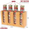 Bamboo/Black Red Acrylic Storage Rack Coffee Tea Shop Cup Holder Many Grid Storage Appliances Disposable Cup Frame Cup Taker