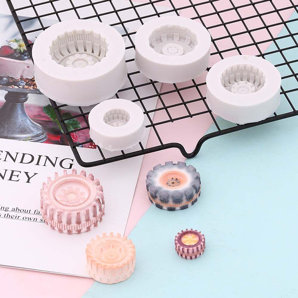 Mold Fondant Candy Mould Soap Mould Cakes Decorating Tools Wheel Silicone Molds Baking Decorating