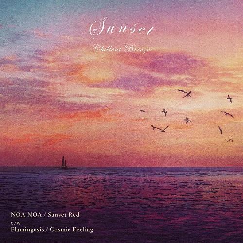 7inch Record NOA NOA FLAMINGOSIS  Sunset Red  Cosmic Feeling IMWVR1048 INSENSE MUSIC W 2024 Japan Japanese Club Dance
