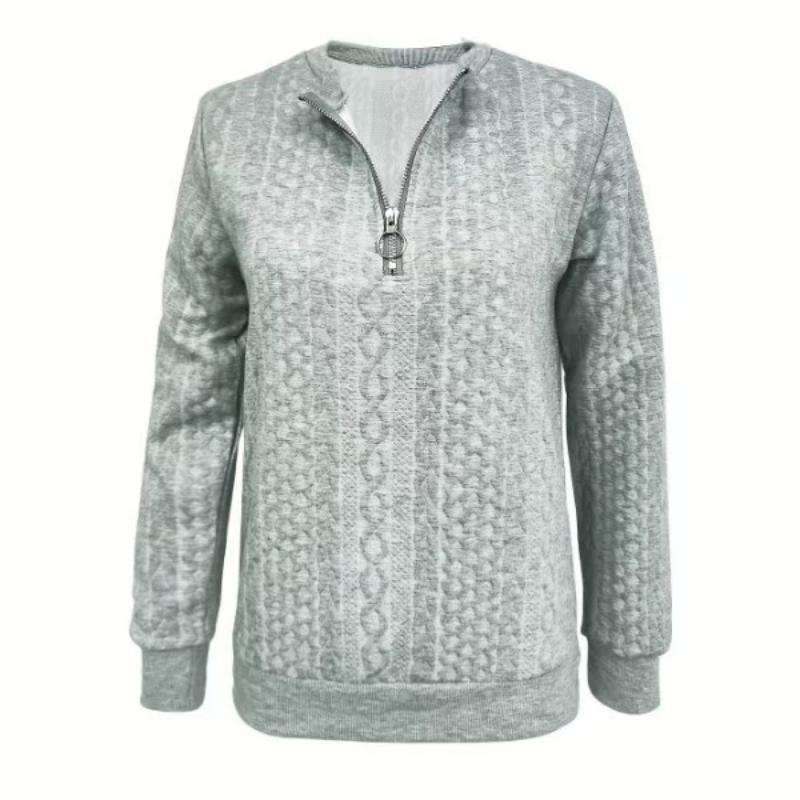 Women's Autumn and Winter Cotton Zipper Casual Hoodie