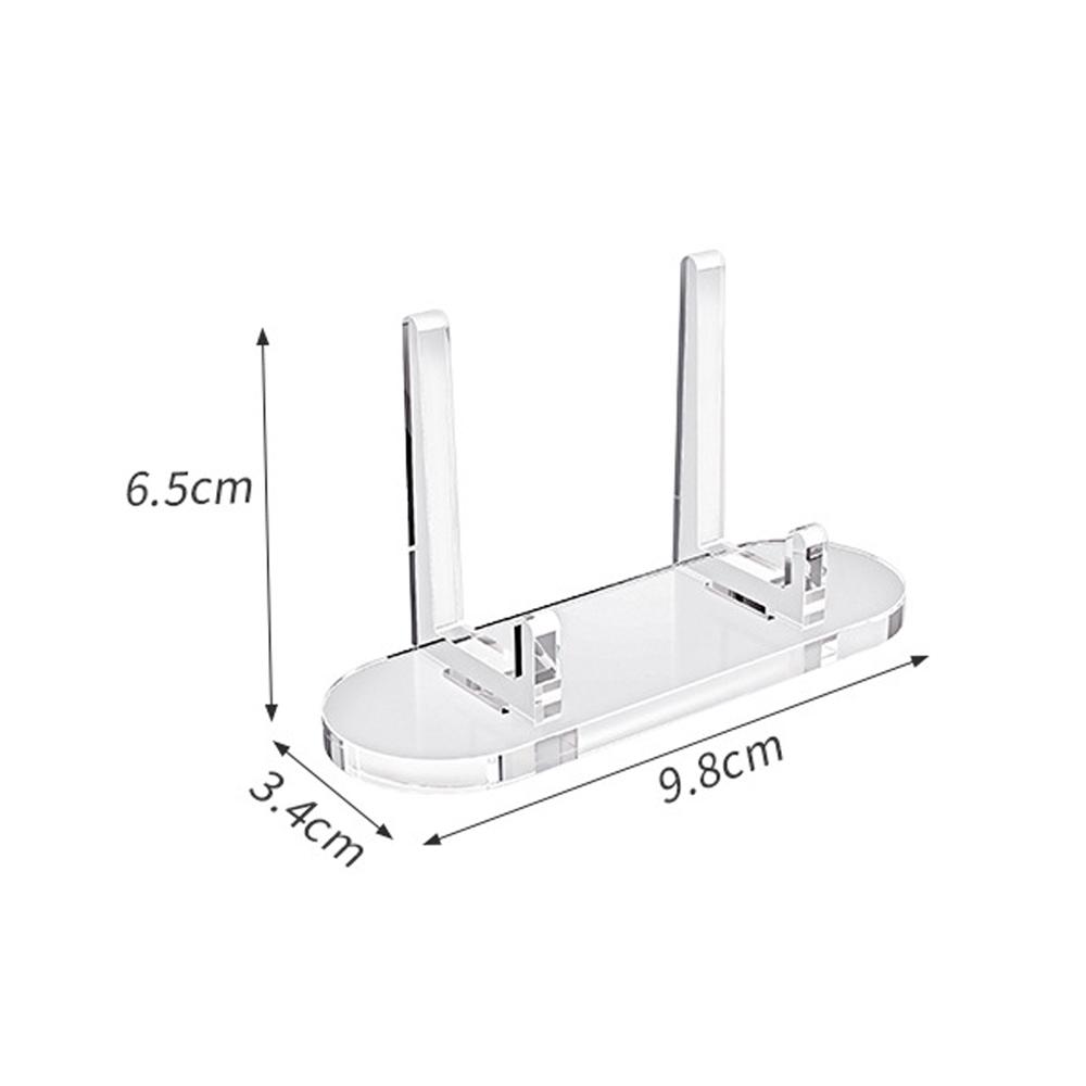 1PC Transparent acrylic badge display holder medals honor storage display stand desktop color paper card storage holder