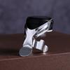 2Pcs Fresh-keeping Wine Bottle Stopper Reusable Leak Proof Champagne Bottle Cork Stainless Steel Wine Bottle Cap Club 7
