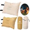 Camping Inflatable Pillow Comfortable Automatic Ultralight Sponge Ergonomic Outdoor Travel Sleeping Pillow for Car Office Siesta