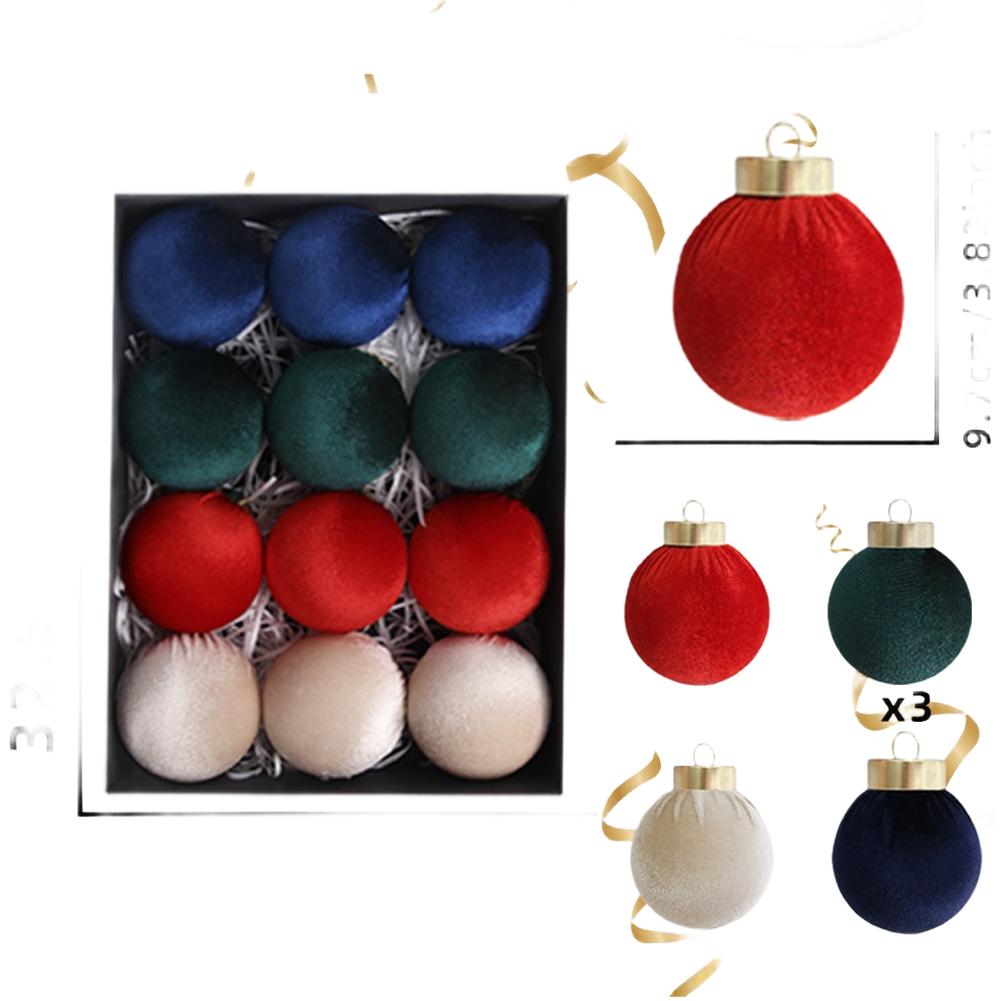 Hanging Decorative Balls Christmas Ball Ornaments Holiday Home Decor Complete Decorative Set Elegant Christmas Decor