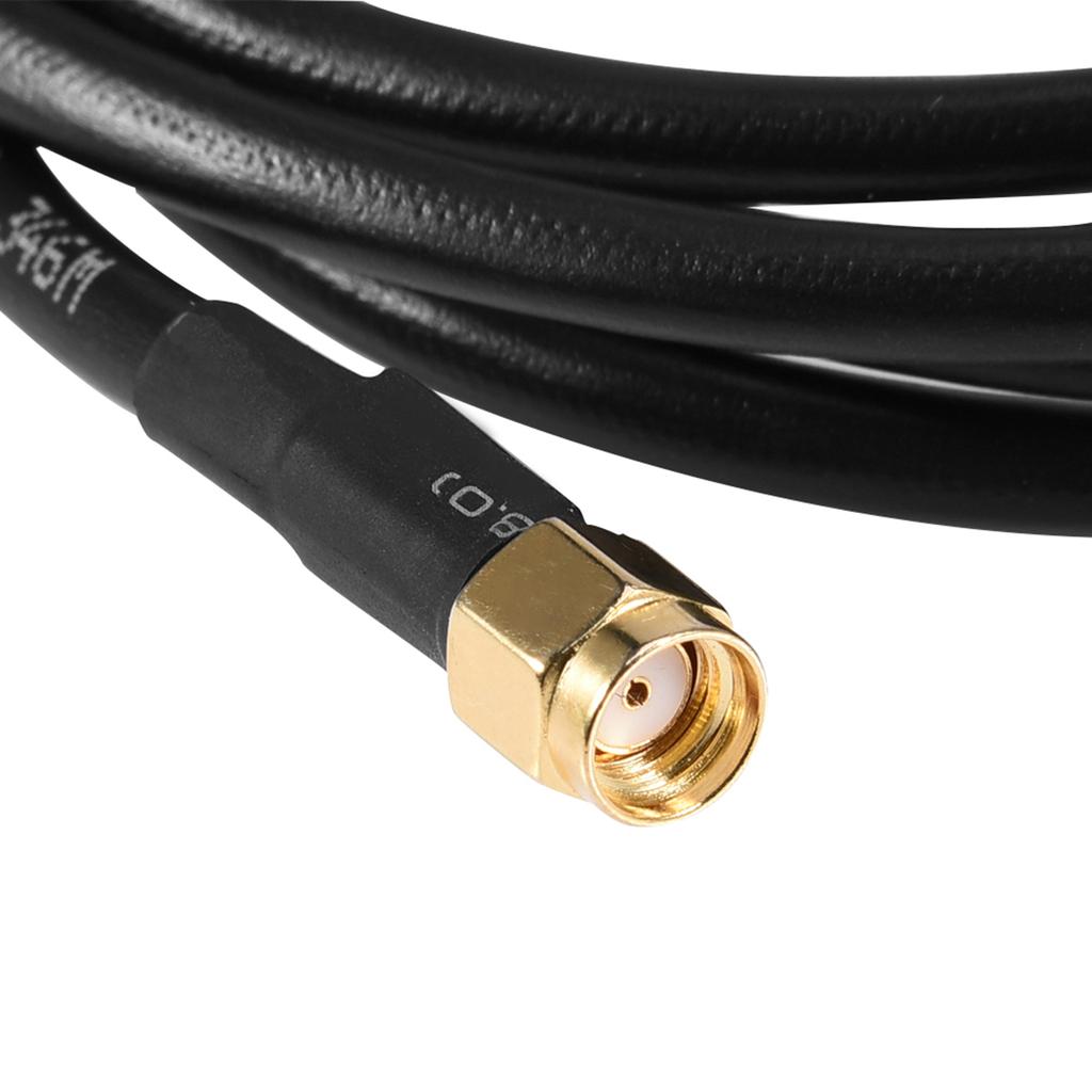 RPSMA Connector 2.4GHz 25dBi Directional Wireless Antenna WiFi Router Outdoor 2M Cable