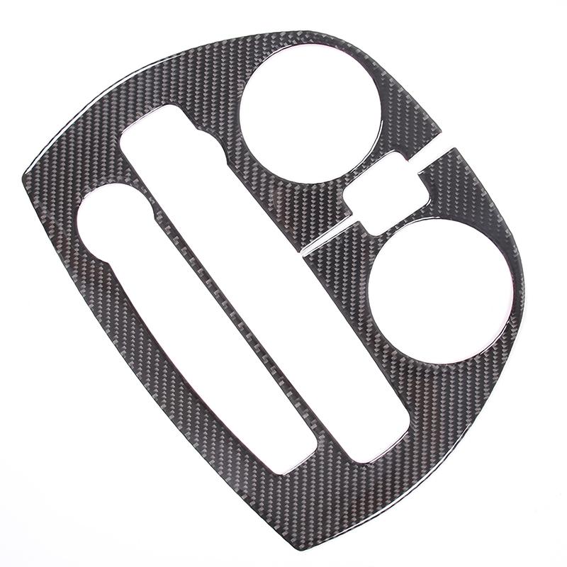 For Mitsubishi Eclipse 2006-2011 Soft Carbon Fiber Car Center Control Air Outlet Panel Cover Trim Sticker Car