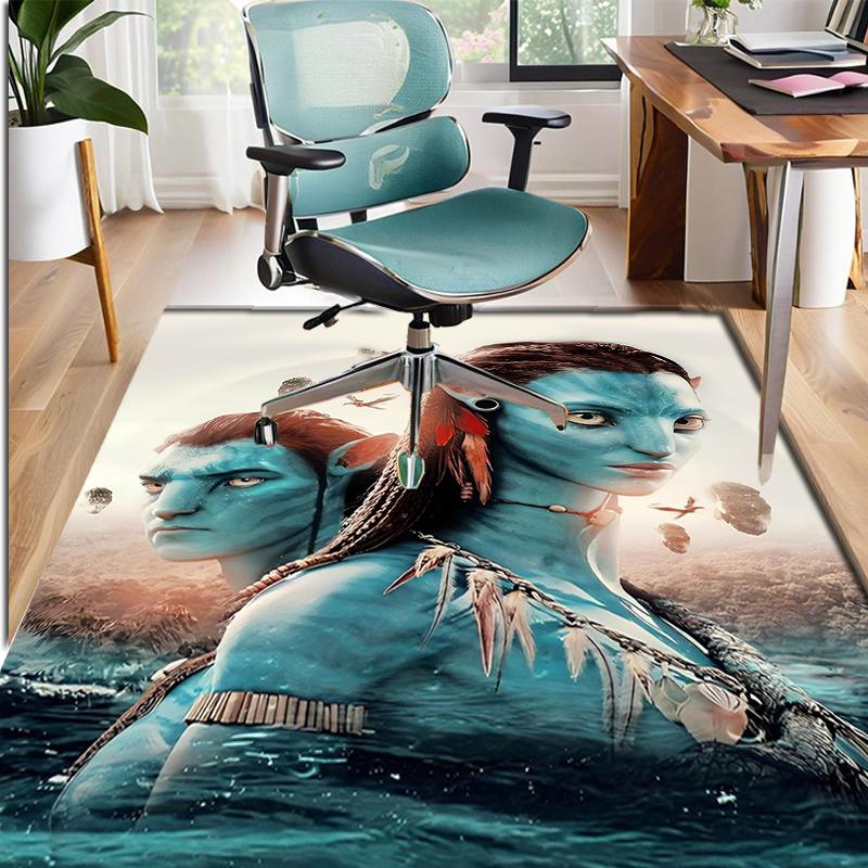 Tappeto con Motivo Avatar, Tappetino da Interno/Esterno, per Picnic, Sala Giochi, Camera da Letto, Ufficio, Soggiorno, Tappeto Decorazione Casa, Regalo di Compleanno