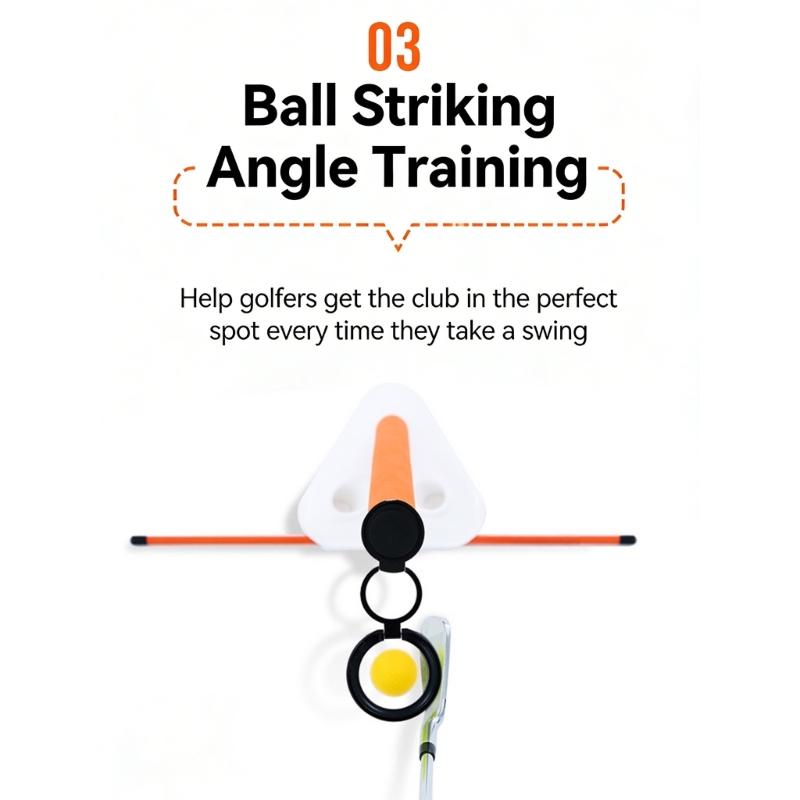 Adjustable Angles Ball Sport Trainer Position Correction Practice Rod Portable Training Tool For Correcting Swing Way