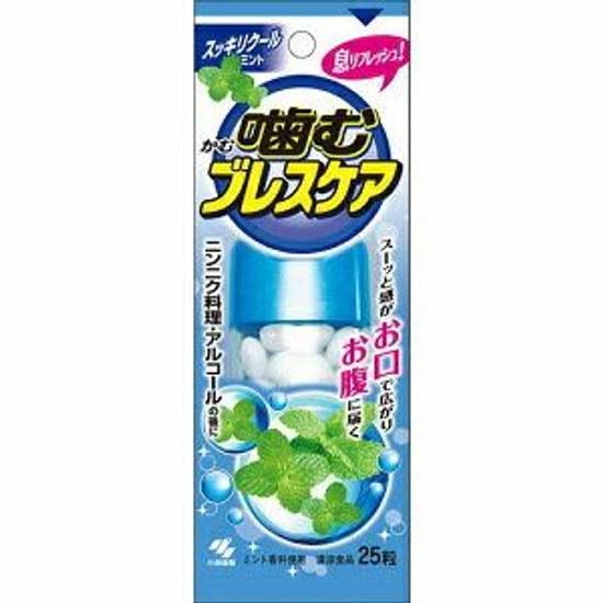 Kobayashi Pharmaceutical Chewing Breath Care Refreshing Cool Mint 25 pieces FoodBeverage