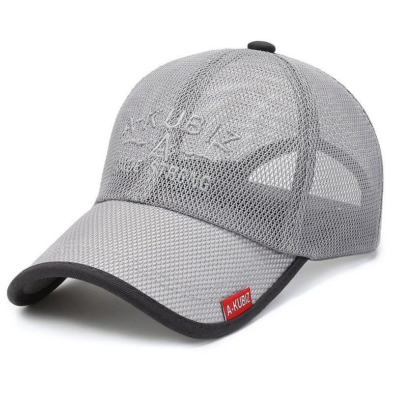 Letter Embroidered Mesh Breathable Baseball Cap Unisex Summer Meshes Peaked Cap Outdoor Leisure Sun Protection Mesh Sun Hat