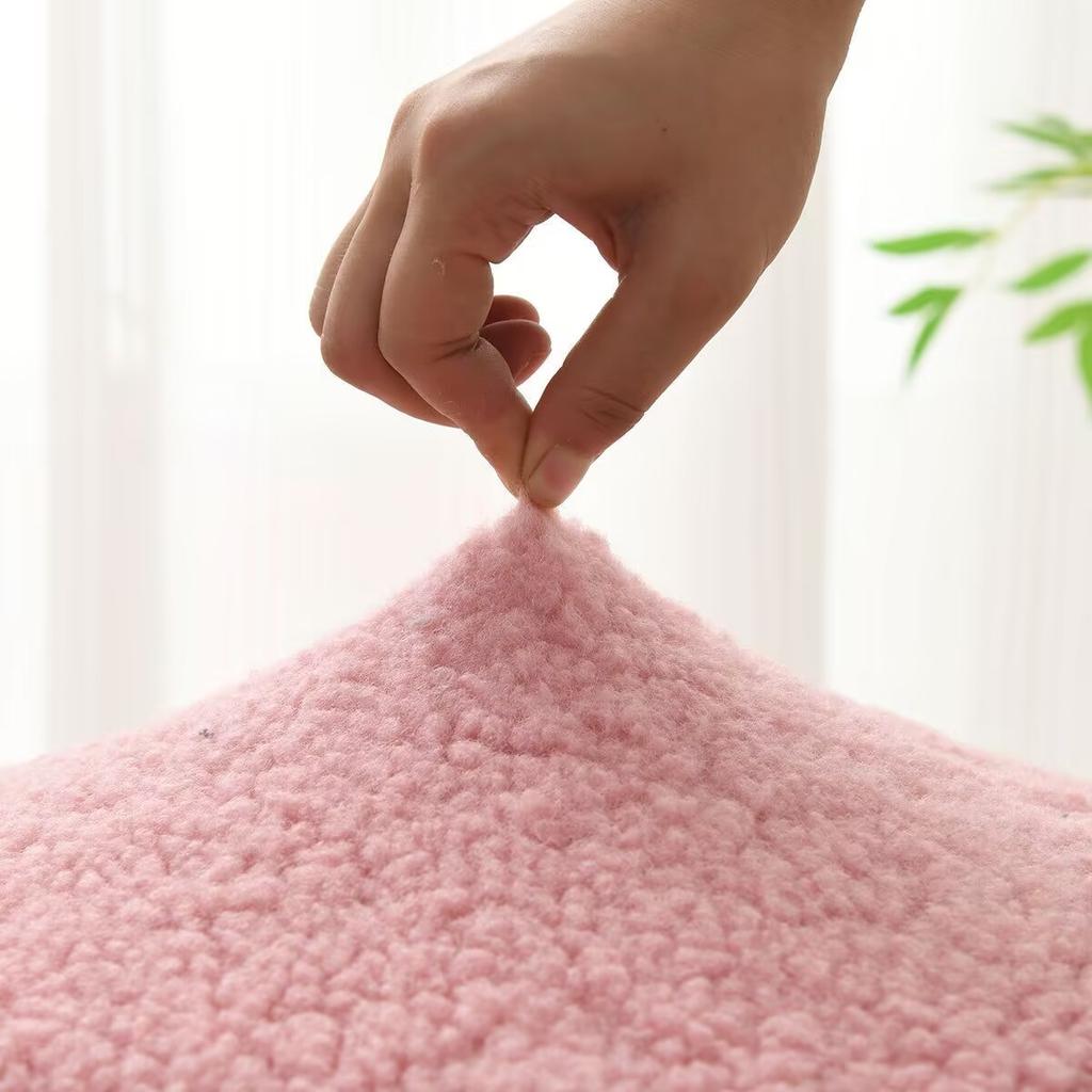 1 Klassischer elastischer Hocker Rutschfestes Esszimmerstuhl-Kissen Schutzhülle, Mischpolyester und Elasthan, Maschine