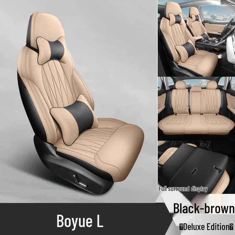 All-Season Seat Covers for 25 Geely Boyue L Models & Cushions for 24 Models - Complete Coverage