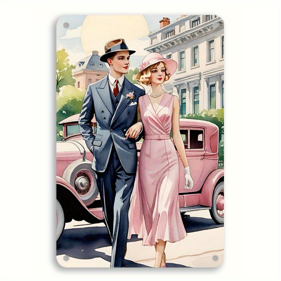 

Tingream Vintage Metal Tin Sign x Inch Retro Wall Art Decor for Living Room Bar Cafe 20x30cm