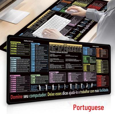 Benutzerdefiniertes großes portugiesisches Mauspad für Bürotische - Europäischer & Amerikanischer Geschäftsstil