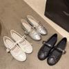 High Quality Hot Selling Women's Flat Shoes with Bow Belt Buckle Mary Jane Shoes 2024 Outdoor Dress Casual Light Shoes for Women
