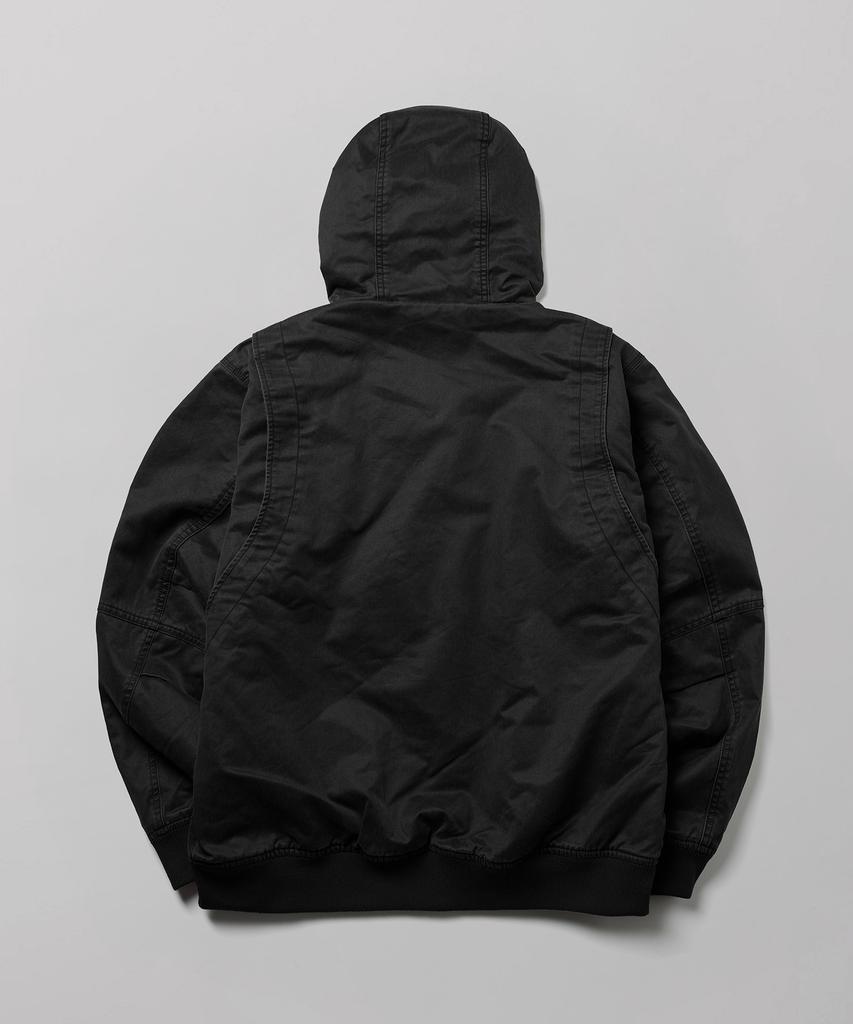 Dickies Canvas Padded Zip-Up Hoodie Black