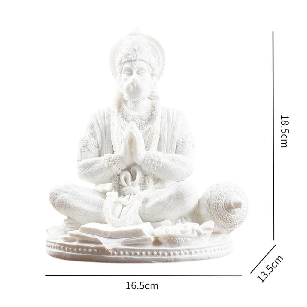 Hanuman Statue Indian Desk Decor Craft Southeast Asia Tabletop Collection Cabinet Shelf Decorative Fireplace Sculpture Ornament