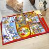 Christmas Cartoon World Carpet Rug Soft Washable Anti Slip Home Living Room Sofa Mats Personalized Christmas Rug