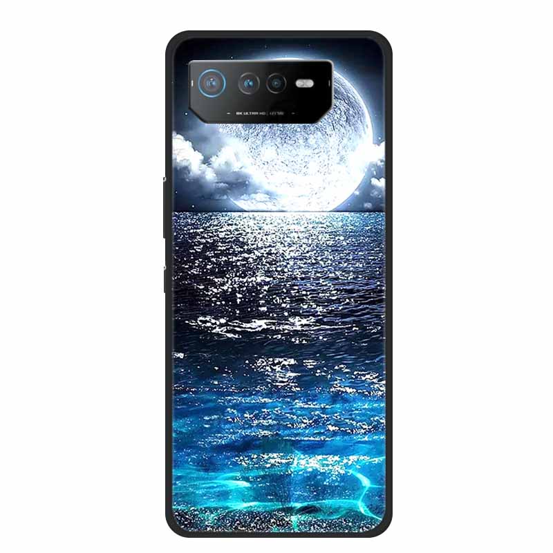 Für Asus ROG Phone 6 Pro Hülle Phone6 Pro Coque Schwarzes TPU Silikon Weiche Rückabdeckung Hülle Für Asus ROG Phone 6D Ultimate Handyhülle