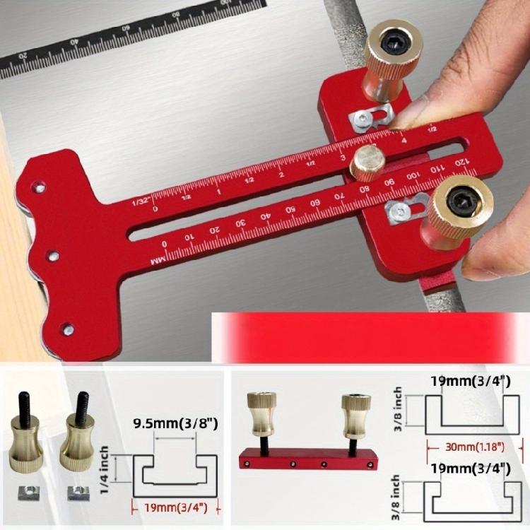 Woodworking Thin Rips Table Sawer Jig Guide Tool for Router or Band Sawer Cutting Wood/Ripping Chair Slates, Cabinet