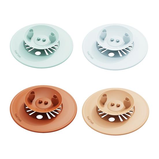 Crab Silicone Cup Covers Heat Resistant Tea Bag Mug Topper Tea Infuser Lid Accessory for Coffee Milk Hot Drinks