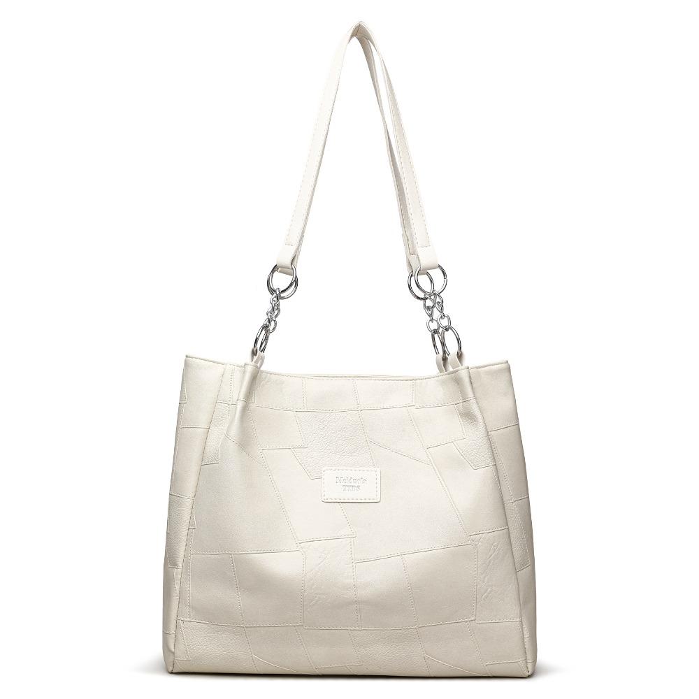 

Zipper Messenger Bag Large Capacity Male Handbag Trendy Crossbody Bag Female білий