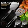 Outdoor Tableware Stainless Steel Spatula Shovel Ladle Tableware Foldable Lightweight Dinnerware Hiking Bushcraft Gadgets