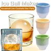 3PCS/SET 6cm Diameter Ice Ball Maker Stackable Sphere Ice Mold Silicone Ice Tray Household Use