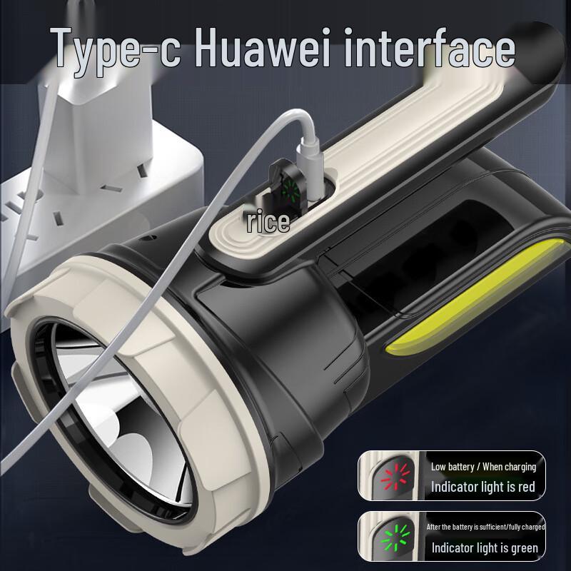 High-Power USB-C Rechargeable Handheld Searchlight